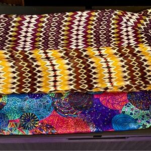 Colorful Geometric Pattern Scarf